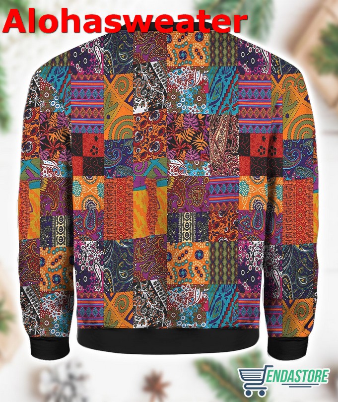 Awesome Patchwork Ugly Christmas Sweater product image 3