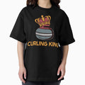 Curling King Full Color - Adult & Kids T-Shirts, Sweatshirts & Hoodies apparel design preview 1