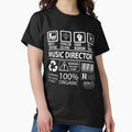 Music director multitasking certified job item - Adult & Kids T-Shirts, Sweatshirts & Hoodies apparel design preview 1