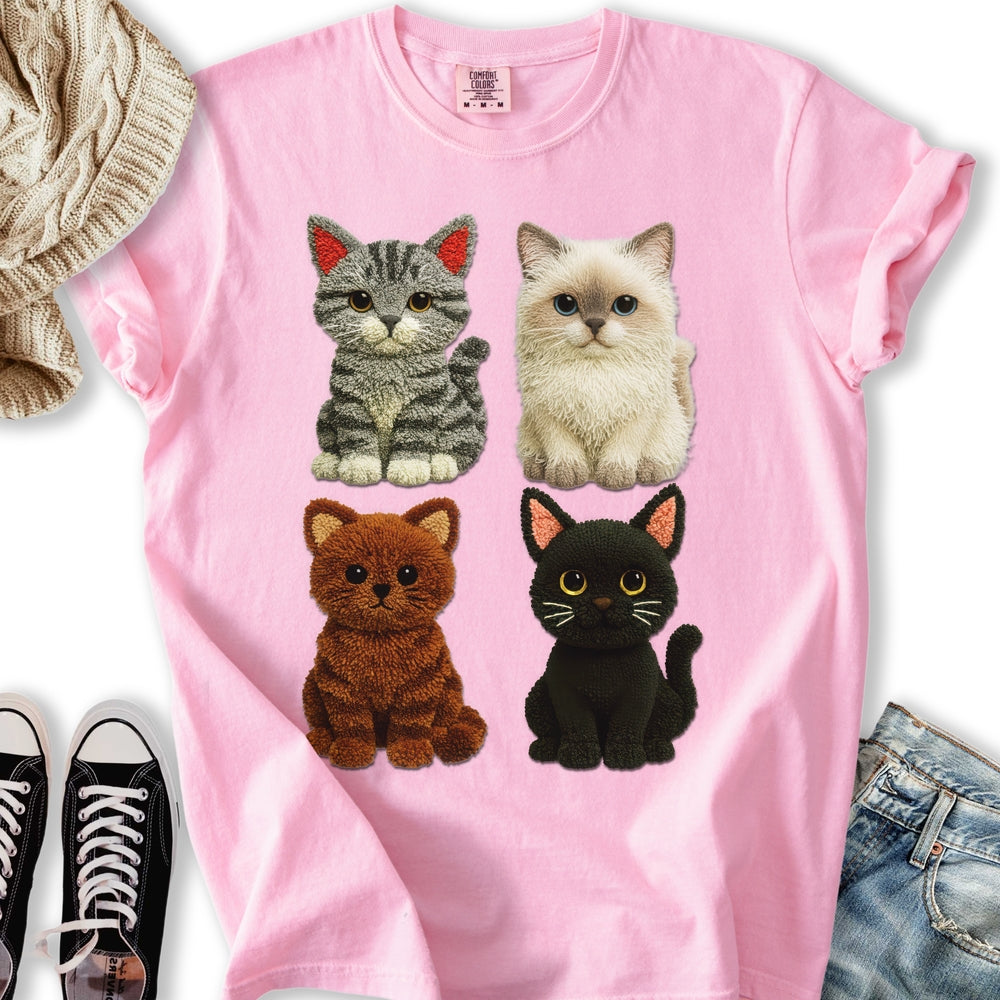 Yarn Art Cats - Adult & Kids T-Shirts, Sweatshirts & Hoodies apparel design preview 2