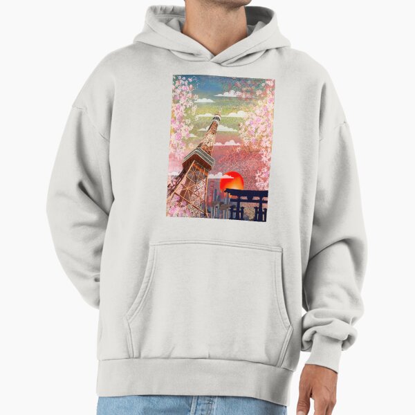 Tokyo Tower in Spring - Adult & Kids T-Shirts, Sweatshirts & Hoodies apparel design preview 1