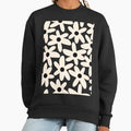 Daisy Time Black and Almond Cream Retro Scandinavian - Adult & Kids T-Shirts, Sweatshirts & Hoodies apparel design preview 1