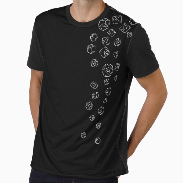 Cascading Dice Graphic - Adult & Kids T-Shirts, Sweatshirts & Hoodies apparel design preview 1