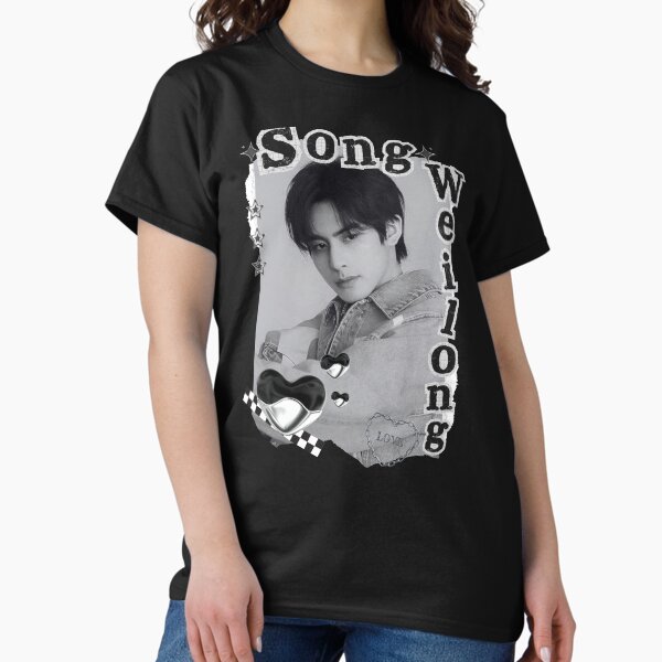Song Weilong C-Drama Actor Black and White Collage - Adult & Kids T-Shirts, Sweatshirts & Hoodies apparel design preview 1