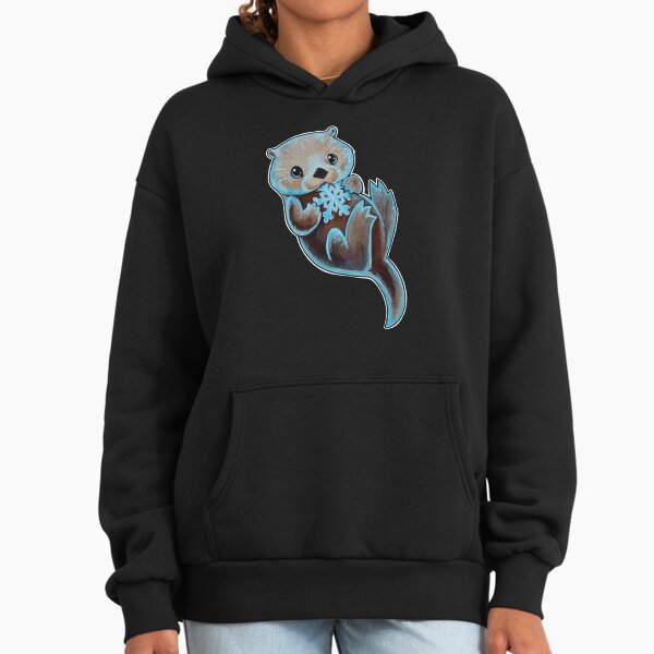 Snowy otter - Adult & Kids T-Shirts, Sweatshirts & Hoodies apparel design preview 1