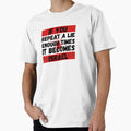 If you repeat a lie enough times it become israel - Adult & Kids T-Shirts, Sweatshirts & Hoodies apparel design preview 1
