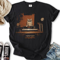 DJ Cat - Adult & Kids T-Shirts, Sweatshirts & Hoodies apparel design preview 1
