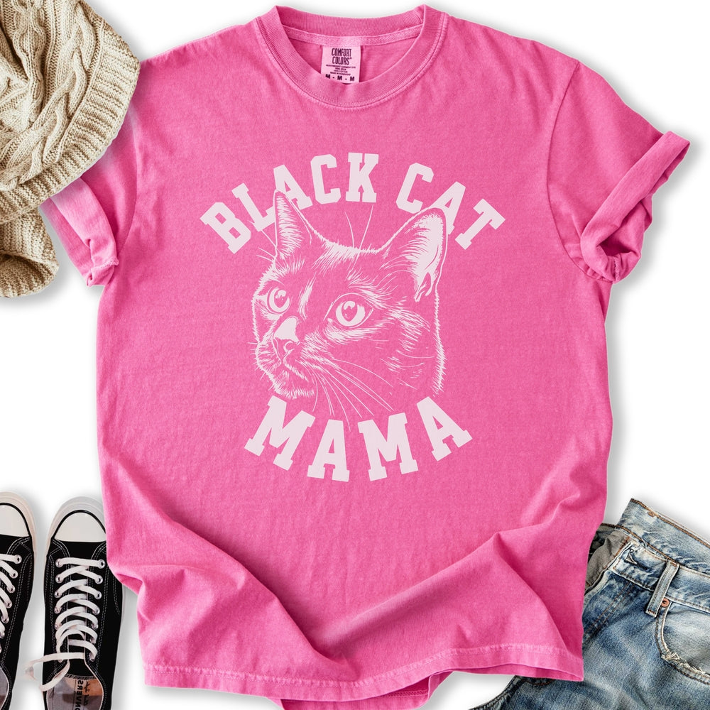 Black Cat Mama - Adult & Kids T-Shirts, Sweatshirts & Hoodies apparel design preview 1