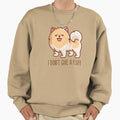 Cute Pomeranian Pom I don't give a fluff - Adult & Kids T-Shirts, Sweatshirts & Hoodies apparel design preview 1