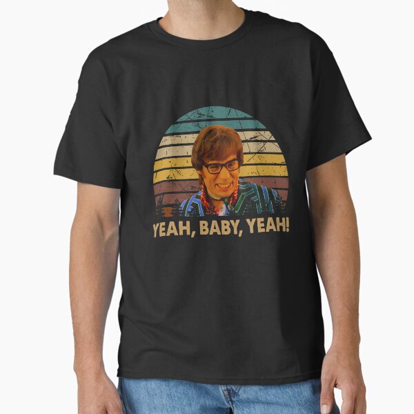 Austin Powers character painting yeah baby - Adult & Kids T-Shirts, Sweatshirts & Hoodies apparel design preview 1