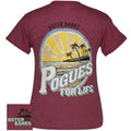Girlie Girl Pogues For Life OBX - Adult & Kids T-Shirts, Sweatshirts & Hoodies apparel design preview 1