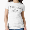 Buffy Will Patrol Tonight Fitted - Adult & Kids T-Shirts, Sweatshirts & Hoodies apparel design preview 1