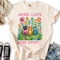 More Cats Folk Art - Adult & Kids T-Shirts, Sweatshirts & Hoodies apparel design preview 1