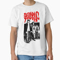 Big Red Typography Band With Face Member - Adult & Kids T-Shirts, Sweatshirts & Hoodies apparel design preview 1
