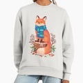 Cozy Scarf Fox: Fall in the Woodlands - Adult & Kids T-Shirts, Sweatshirts & Hoodies apparel design preview 1
