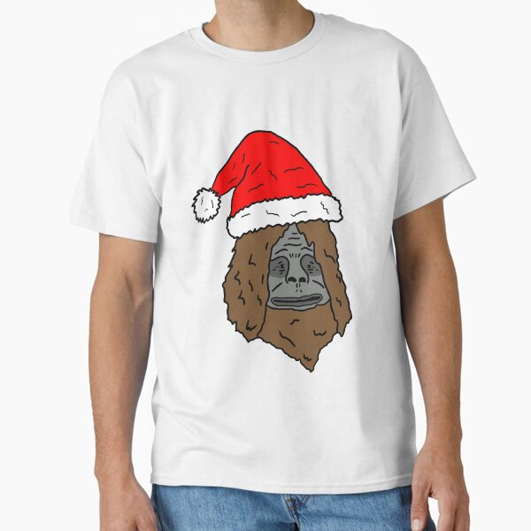 Santa Sassy the Sasquatch - Adult & Kids T-Shirts, Sweatshirts & Hoodies apparel design preview 1