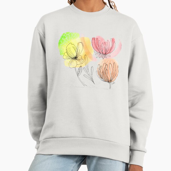 Watercolor Abstract Spring Flowers - Adult & Kids T-Shirts, Sweatshirts & Hoodies apparel design preview 1