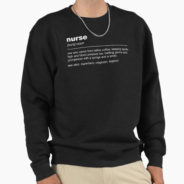 Funny Nurse Definition Nursery Graduation - Adult & Kids T-Shirts, Sweatshirts & Hoodies apparel design preview 1