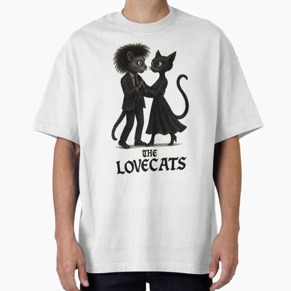 Goth Dancing Black Cats Lovecats Inspired Art The - Adult & Kids T-Shirts, Sweatshirts & Hoodies apparel design preview 1