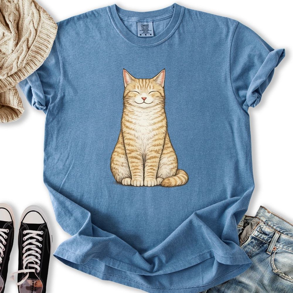 Smiling Cream Tabby - Adult & Kids T-Shirts, Sweatshirts & Hoodies apparel design preview 1