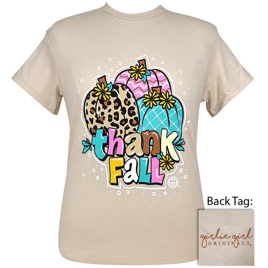 Girlie Girl Originals Thankful Pumpkins Fall - Adult & Kids T-Shirts, Sweatshirts & Hoodies apparel design preview 1