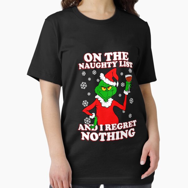 Grinch Naughty List - Adult & Kids T-Shirts, Sweatshirts & Hoodies apparel design preview 1