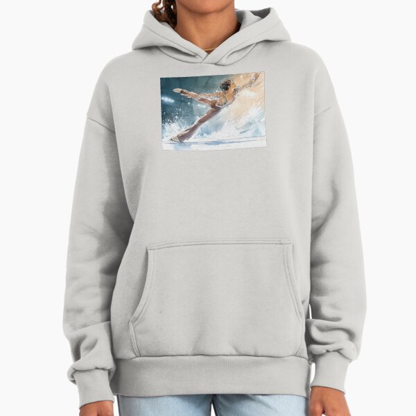 Title: Winter Olympics Ice Skater Watercolor Art - Adult & Kids T-Shirts, Sweatshirts & Hoodies apparel design preview 1