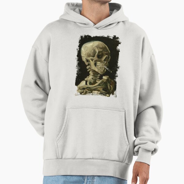 Skull Of A Skeleton With Burning Cigarette Vincent - Adult & Kids T-Shirts, Sweatshirts & Hoodies apparel design preview 1