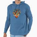 Anatomical Heart with flowers, tattoo flash - Adult & Kids T-Shirts, Sweatshirts & Hoodies apparel design preview 1