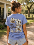 Southern Chics Apparel Home Grown Cotton Girlie - Adult & Kids T-Shirts, Sweatshirts & Hoodies apparel design preview 1