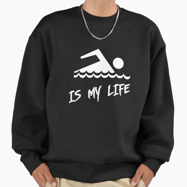 Swimming is my life - Adult & Kids T-Shirts, Sweatshirts & Hoodies apparel design preview 1