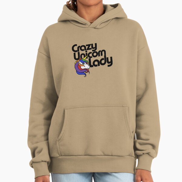 Crazy Unicorn Lady - Adult & Kids T-Shirts, Sweatshirts & Hoodies apparel design preview 1
