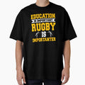Rugby Is Importanter Funny Sports Quote Bold - Adult & Kids T-Shirts, Sweatshirts & Hoodies apparel design preview 1