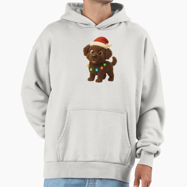 Christmas Curly Coated Retriever - Adult & Kids T-Shirts, Sweatshirts & Hoodies apparel design preview 1