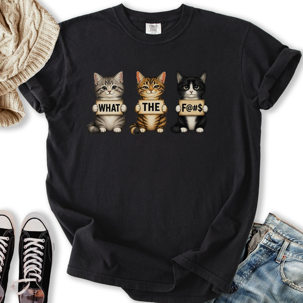What The Kittens - Adult & Kids T-Shirts, Sweatshirts & Hoodies apparel design preview 2