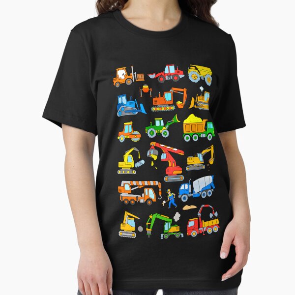 Digger Construction Vehicle Design - Adult & Kids T-Shirts, Sweatshirts & Hoodies apparel design preview 1