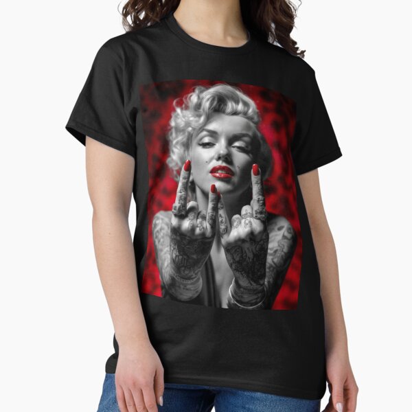 Marilyn Monroe Portrait Retro Hollywood Rebel - Adult & Kids T-Shirts, Sweatshirts & Hoodies apparel design preview 1