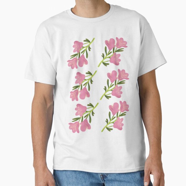 Cute Pink Floral Pattern Soft Spring Flower Design - Adult & Kids T-Shirts, Sweatshirts & Hoodies apparel design preview 1