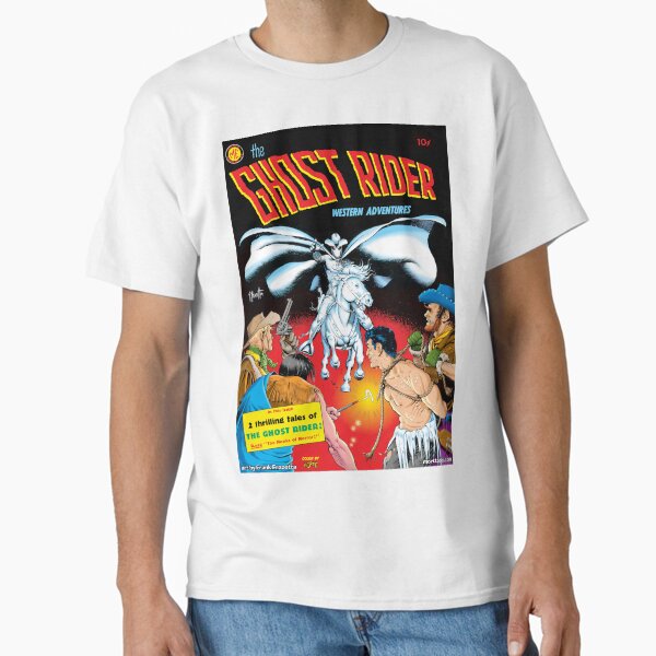 Ghost Rider Branding Horror by Frank Frazetta - Adult & Kids T-Shirts, Sweatshirts & Hoodies apparel design preview 1