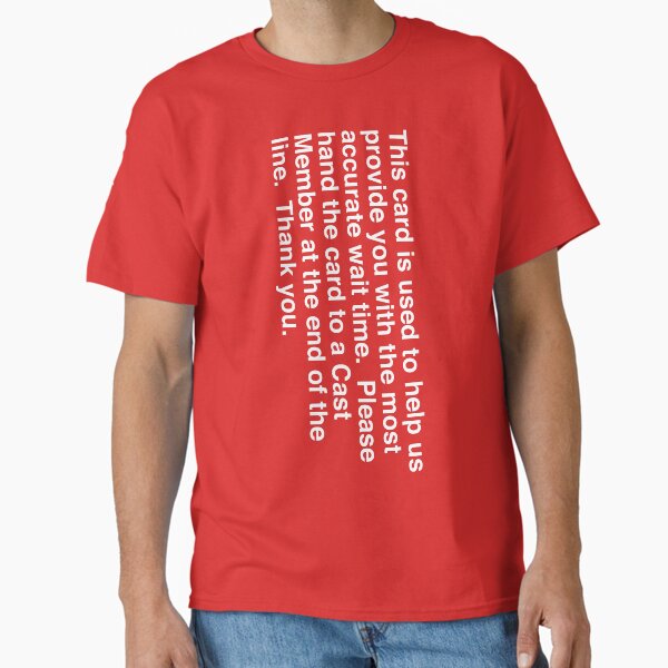 Wait Time Red Card - Adult & Kids T-Shirts, Sweatshirts & Hoodies apparel design preview 1