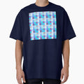 Bright mosaic squares in soft blue and purple colors - Adult & Kids T-Shirts, Sweatshirts & Hoodies apparel design preview 1