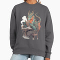 Dragon's Day Off: Coffee and Book Time - Adult & Kids T-Shirts, Sweatshirts & Hoodies apparel design preview 1