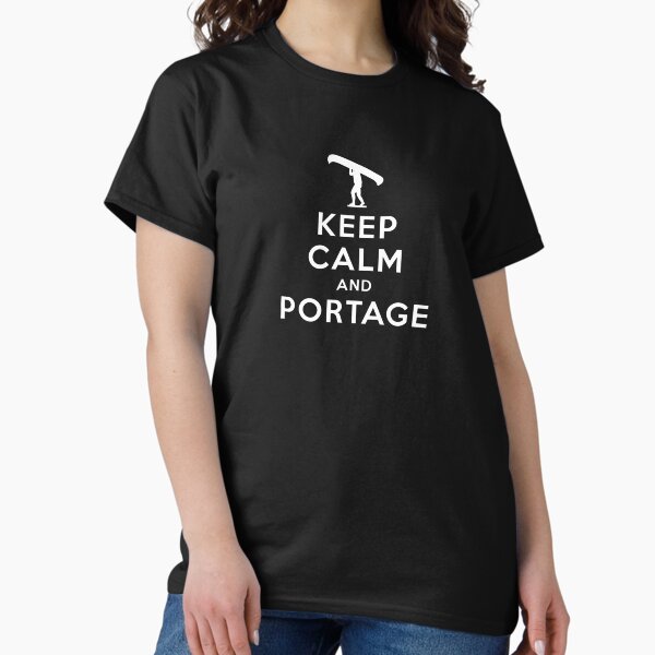 Keep Calm and Portage - Adult & Kids T-Shirts, Sweatshirts & Hoodies apparel design preview 1