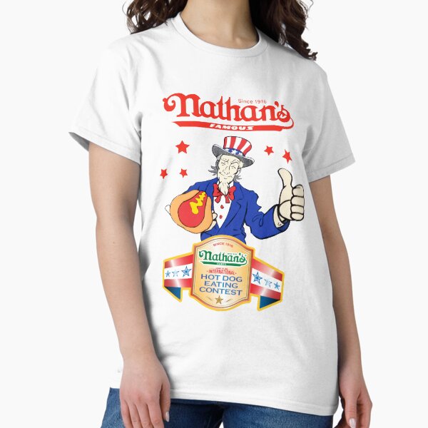 Joey Chestnut Nathans Hot Dog Eating Fourth Of July - Adult & Kids T-Shirts, Sweatshirts & Hoodies apparel design preview 1