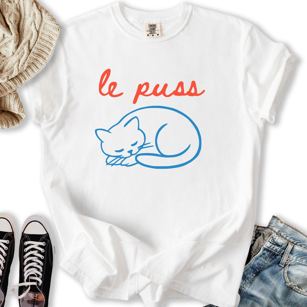Le Puss - Adult & Kids T-Shirts, Sweatshirts & Hoodies apparel design preview 2