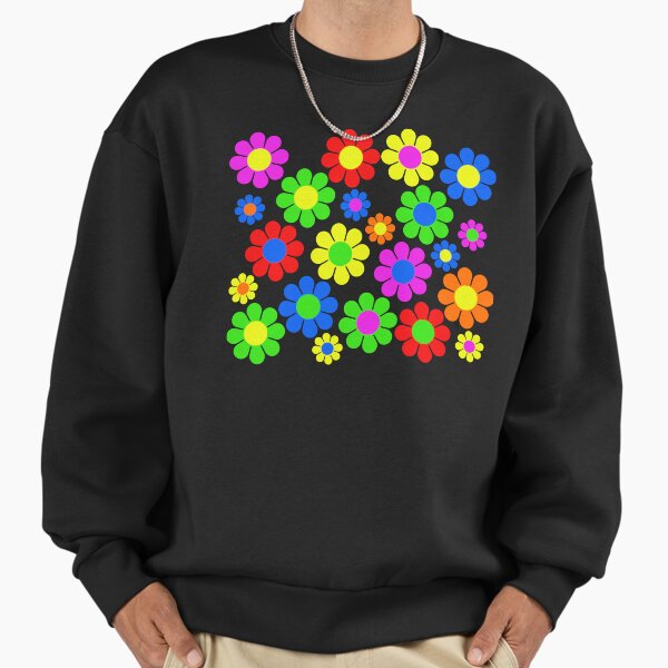 Hippy Flower Daisy Spring Pattern - Adult & Kids T-Shirts, Sweatshirts & Hoodies apparel design preview 1
