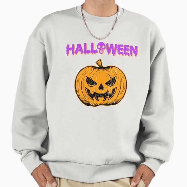 Halloween Scary Face Jack o Lantern Holiday - Adult & Kids T-Shirts, Sweatshirts & Hoodies apparel design preview 1