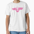 Superhero Ribbon Breast Cancer Awareness - Adult & Kids T-Shirts, Sweatshirts & Hoodies apparel design preview 1