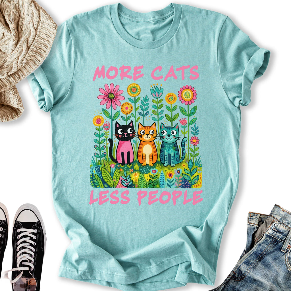 More Cats Folk Art - Adult & Kids T-Shirts, Sweatshirts & Hoodies apparel design preview 1