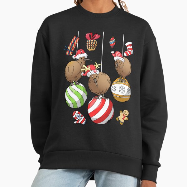 New Zealand Kiwi Bird Holiday Christmas Tree Bauble - Adult & Kids T-Shirts, Sweatshirts & Hoodies apparel design preview 1